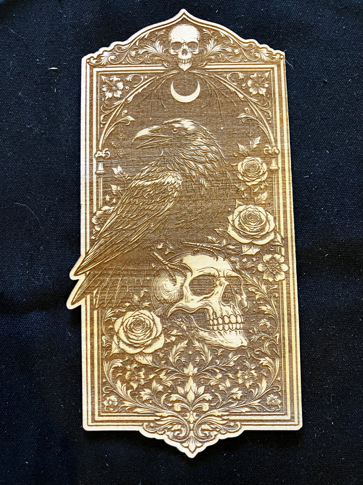 Crow & Skull Bookmark