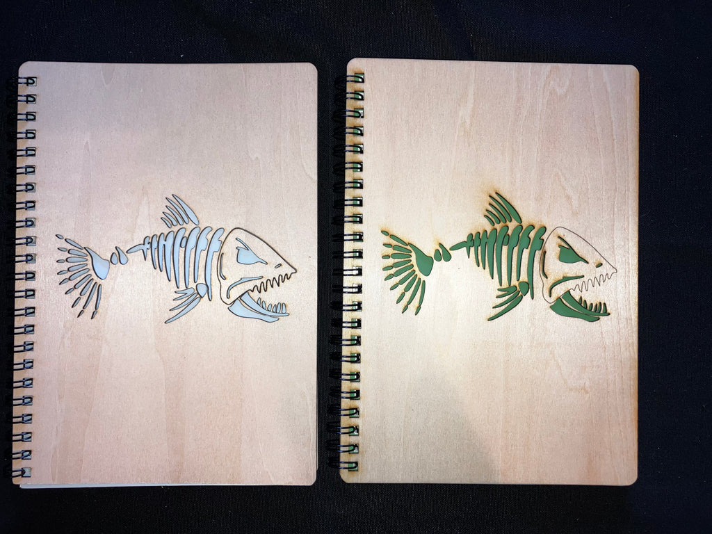 Skeleton Fish Notebook