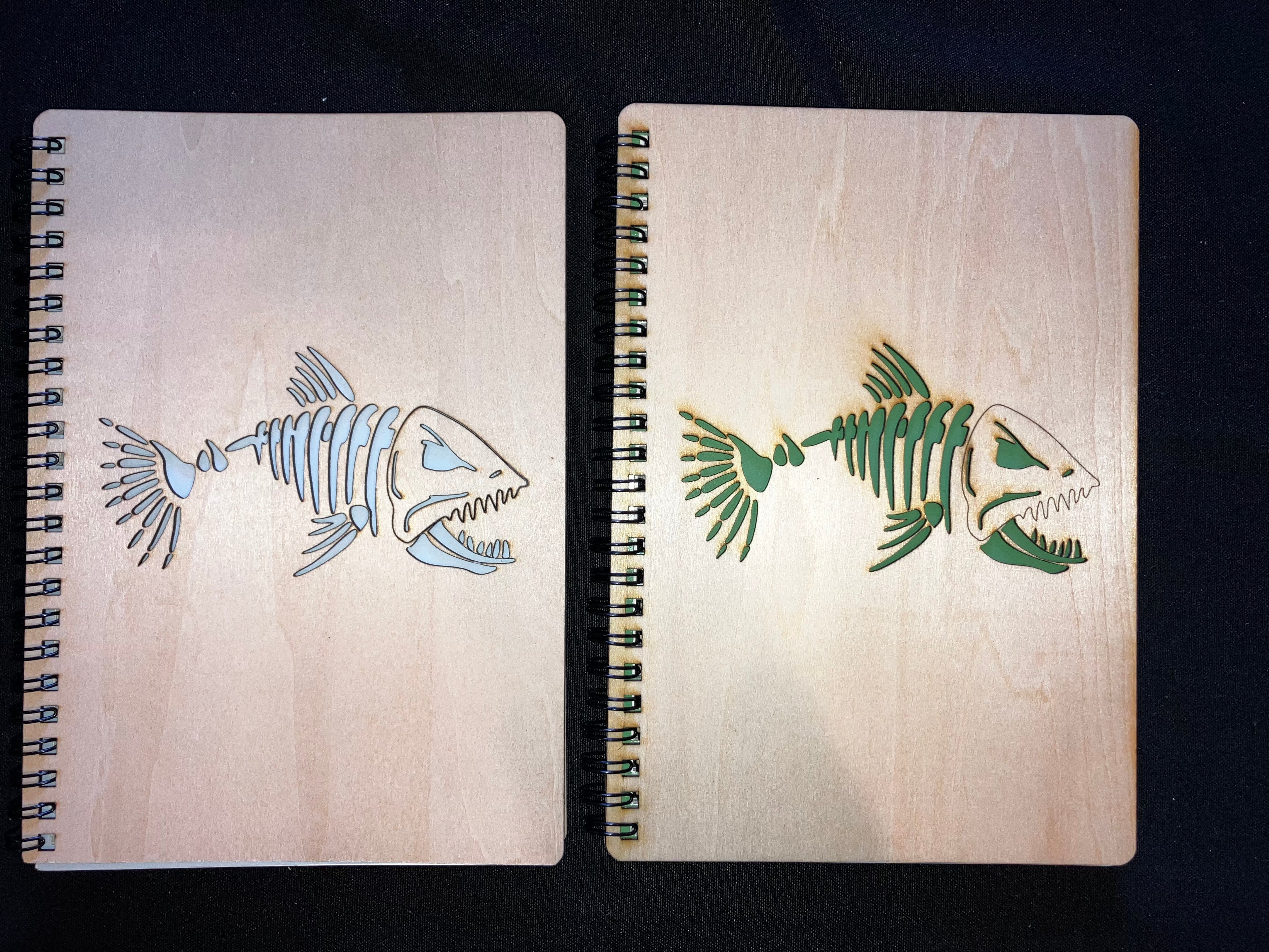 Skeleton Fish Notebook