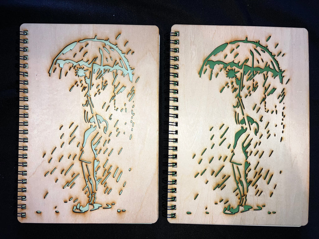 Raining Girl Notebook