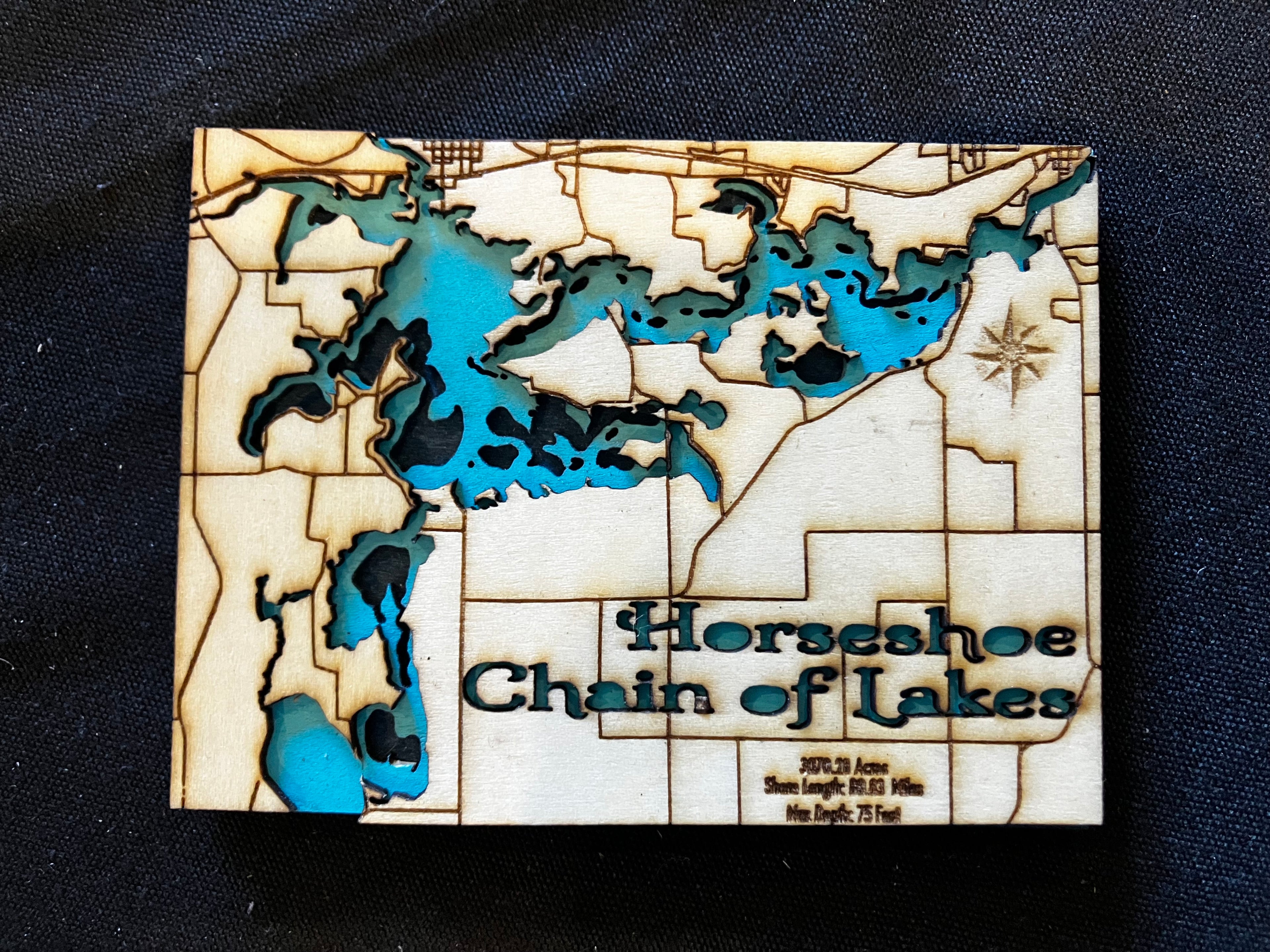 Horseshoe Chain of Lakes Magnet