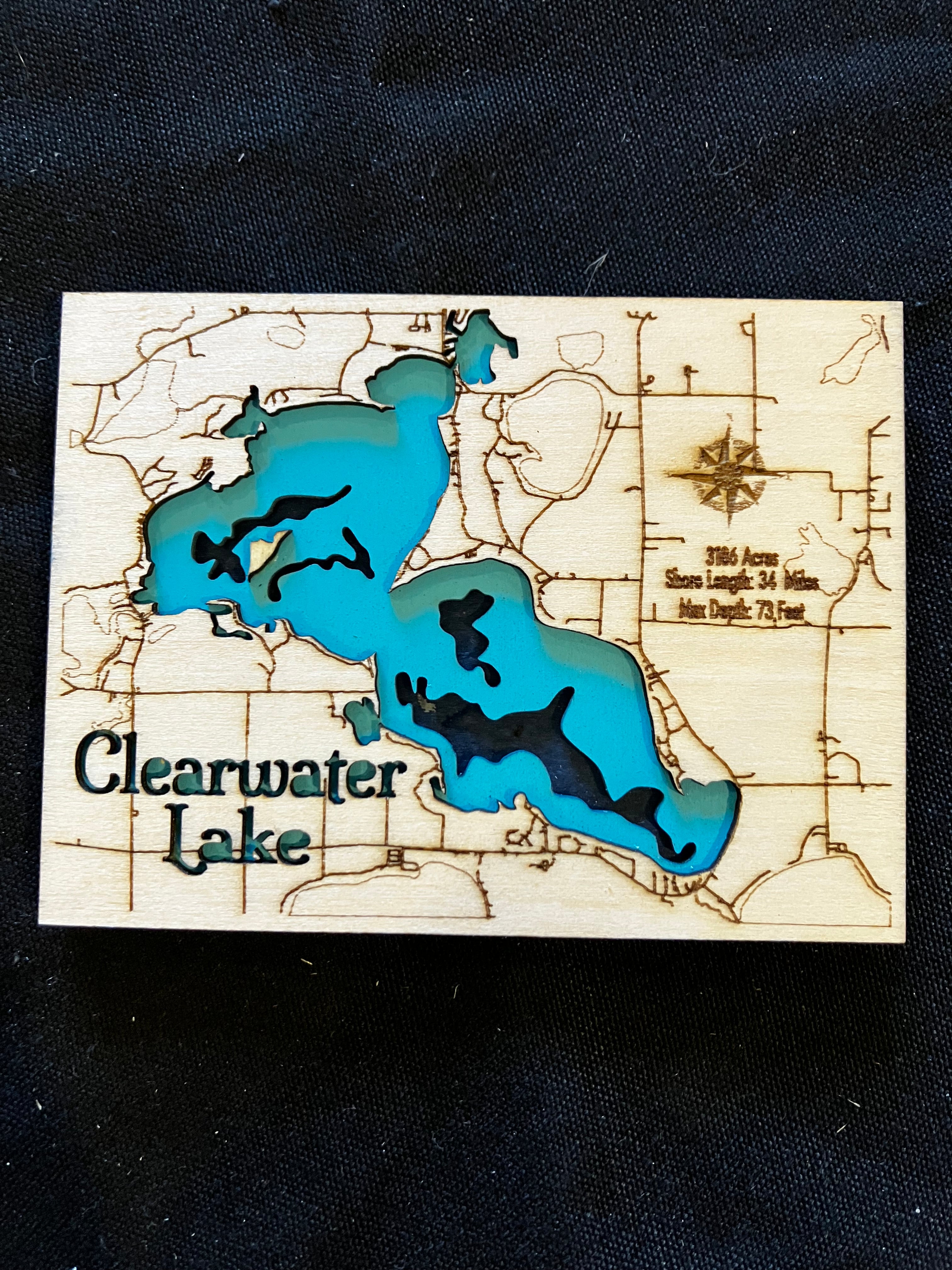 Clearwater Lake Magnet- Wright