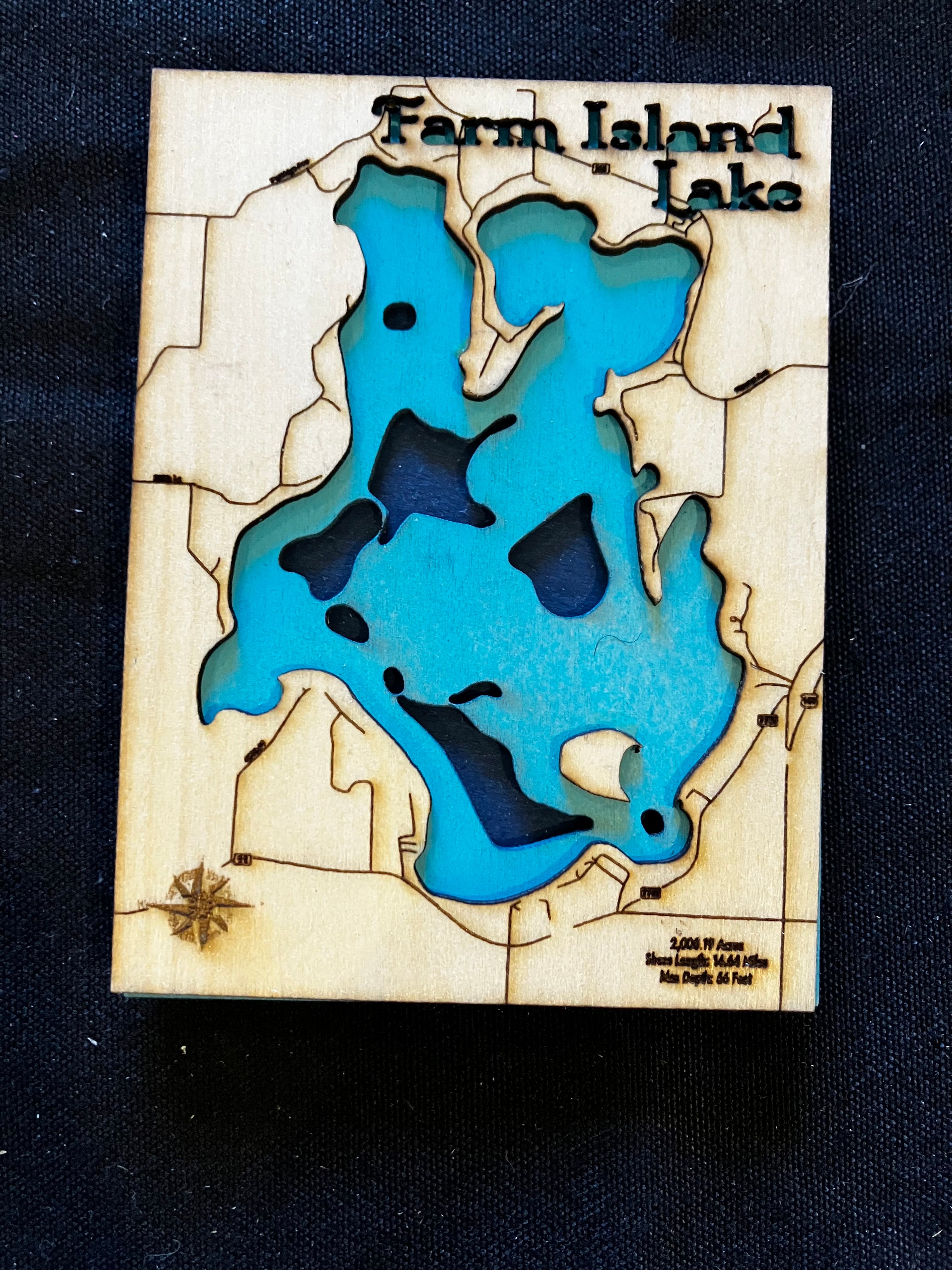Farm Island Lake Magnet